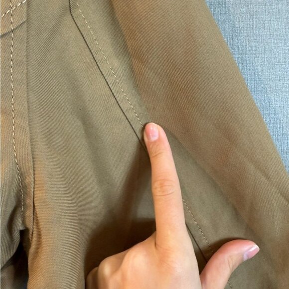 Banana Republic Voyage Belted Trench Jacket Khaki - Picture 13 of 14